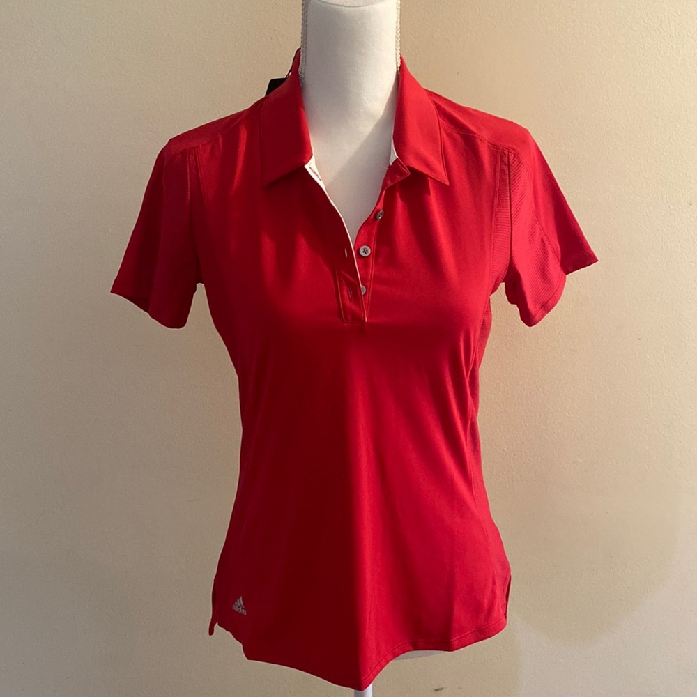 Adidas Fuscia pink Polo size Small with tags